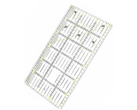Resim Yeşil Patchawork Cetveli, Sağlık ve Eğitim Için Ideal Ölçüm Aracı 