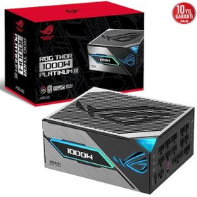 Resim Asus Rog Thor 1000w Platınum Iıı 80 Plus Atx 3.1 10 Yıl Garanti 
