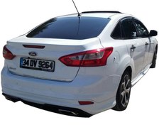 Resim Ford Focus 3 Sedan (2012-2018) Arka Tampon Eki - Difüzör (Plastik) 