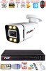 Resim Fury 1 Kameralı 1080P Görüntü Gece Renkli Full HD 4 x Ultra LED Gece Renkli Güvenlik Kamerası Seti 320 GB 