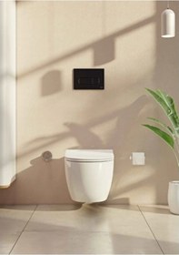 Resim VitrA Root Round 740-2250 Kumanda Paneli, Parlak Siyah Siyah 