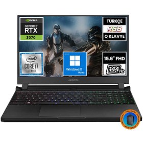 Resim Gigabyte Aorus 5 SE4-73TR213SH04 i7-12700H 16GB 2TBSSD RTX3070 15.6\ FullHD W11H Taşınabilir Bilgisayar-CNT005 