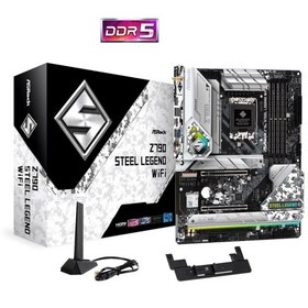 Resim ASROCK ANAKART - 90-MXBJJ0-A0UAYZ - Z790 STEEL LEGEND WIFI 