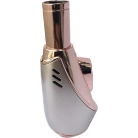 Resim Parmida Tek Torch Masa Tipi Gold Çakmak 