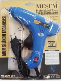 Resim 60 Watt Elektrikli Sıcak Çubuk Mum Silikon Tabancası Kalın Büyük 