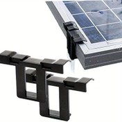 Resim 10/20 adet Güneş Rüzgar Enerjisi Parçaları Aksesuarları Güneş Paneli Drenaj Klipsi PV Modül Temizleme Klipsi Drenaj Fotovoltaik Panel 