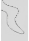 Resim So Chic Modern Stil 60 Cm Gümüş Erkek Kolye 