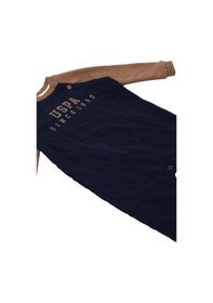 Resim U.S. Polo Assn. Çırçıt Detay Lacivert Bebek Tulum Lacivert 