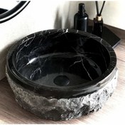 Resim banyodecor Toros Natural Patlatma Mermer Lavabo 