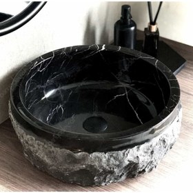 Resim banyodecor Toros Natural Patlatma Mermer Lavabo 