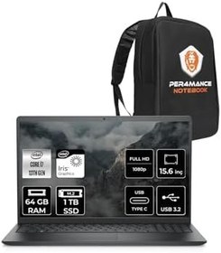 Resim Dell Vostro 3530 I7 1355U 64Gb Ram 1Tb Ssd 15.6'' Fhd Fdos Taşınabilir Bilgisayar & Per4 Çanta 