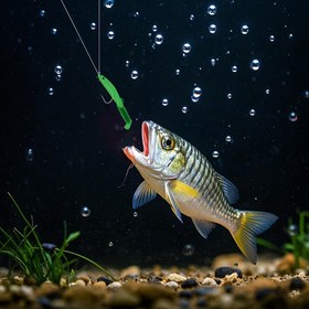 Resim 30 Adet YUMEILI Mini Mikro Olta Yemleri - Kancalı, 2 Boyutlu, Karışık Renkler, Dere ve Tatlısu Balıkçılığı İçin, Gerçekçi Su Altı Yemi, Esnek Plastik Yem 