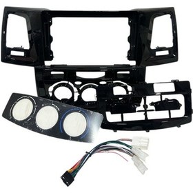 Resim Toyota Hilux 2006-2014 Dijital 9'' Multimedya Çerçevesi Yüksek Kalite 