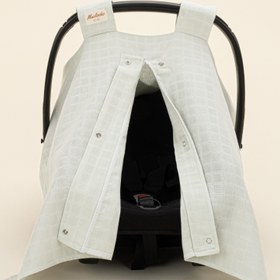 Resim Puset Örtüsü - Tek Taraflı - Mint Müslin 