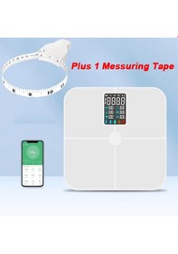 Resim Ölçekli Süper Akıllı Multifuctional Dijital Vücut Tartı Yağ 