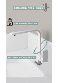 Resim Sardıcı Sardici Kare Mutfak Eviye Bataryası Beyaz 
