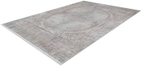 Resim Downey Gri Eskitme Pamuk Makine Halısı 80x300 