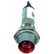 Resim Sinyal Lambası Ledli Metal 8Mm 24V Kırmızı 