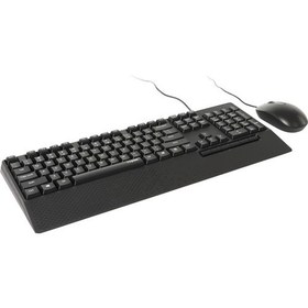 Resim Rapoo NX2000 USB Ergonomik Q Türkçe Siyah Kablolu Klavye Ve Optik Mouse Set Rapoo