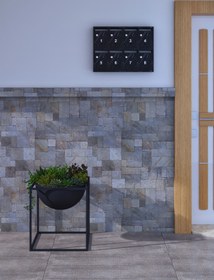 Resim rafineritasarım Posta Kutusu Kilitli Sistem Siyah 8'li 