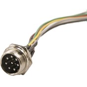 Resim Gx-16 8-Pin Kablolu Mike Konnektör - Erkek 