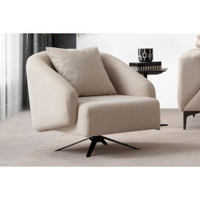 Resim Vivense MUNDO DÖNER BERJER, KREM, SİYAH AYAK 