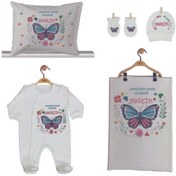 Resim Pia Baby Gl 1910 -02 Isme Özel Beşli Tulum Set 