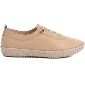 Resim Voyager Krem Hakiki Deri Anatomik Kadın Casual Ayakkabı Çok Renkli 