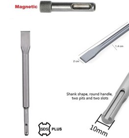 Resim Depolife Beton Kırma Raspalama Için Sds Plus Hilti Ucu Ve Bits Adaptörlü Keski Ve Vidalama Bits Adaptörü 