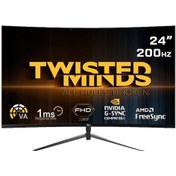 Resim Twisted Minds TM24RFA-2 24" 1 MS 200 Hz Full HD Curved VA LED Monitör 