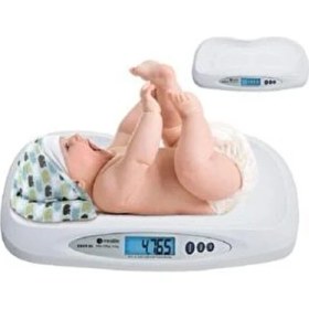 Resim Mesilife Ebst-20 Dijital Bebek Tartısı 20 Kg Kapasite Geniş Platform Işıklı LCD Ekran 