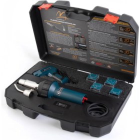 Resim Bemoold Plastik Kaynak Makine Seti- Plastik Kaynak MAKINESI+100 W Sıcak Zımba Plastik Tamir Makinesi 