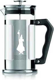 Resim Samuera Bialetti - Preziosa French Press: Yaklaşık 1L Kapasiteli Kahve Hazırlayıcı - 18/10 Paslanmaz Çelik 