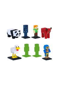 Resim Minecraft 3d Toppeez 8'li Deluxe Figür Seti Seri 2 Model 1 