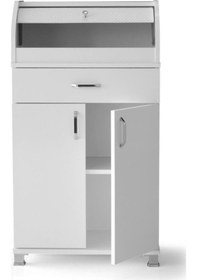 Resim Ahşap Dolaplı Çekmeceli Mutfak Kiler Dolabı Büyük Ekmeklik (495748356) 