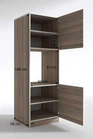 Resim Kenzlife Ankastre Fırın Dolabı Bige Crd Mutfak Banyo Kiler 