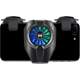 Resim Karahanbey DL06 Rgb Radyatör Telefon Soğutucu Fan - Siyah 