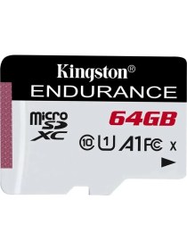 Resim Kingston SDCE-64GB 64GB microSDXC Endurance 95R-30W C10 A1 UHS-I Card Only Hafıza Kartı 