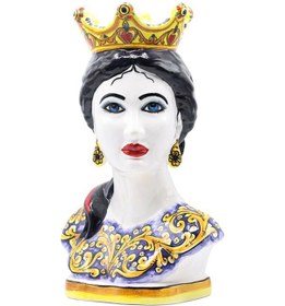 Resim Moor Dekoratif Kraliçe Büst Heykel 