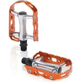 Resim Xlc PD-M15 Bilyalı Alüminyum Mtb Bisiklet Pedalı Turuncu 