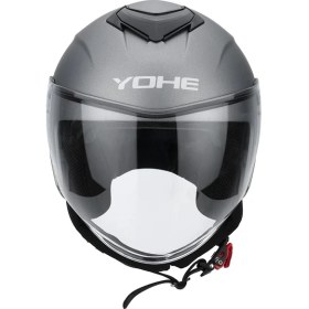 Resim Yohe Motosiklet Kaskı 852-MATT-SOLID-TITANIUM 