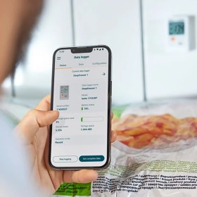 Resim Sevgift Testo 174H BT Akıllı Sıcaklık ve Nem Kayıt Datalogger Cihazı | Beyaz 