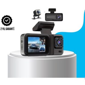 Resim Znv Zenvia Mey İthalat 3 Kameralı Araç İçi Kayıt Cihazı 1080p Full Hd Gece Görüşlü Ve Wi-fi Bağlantılı Z 