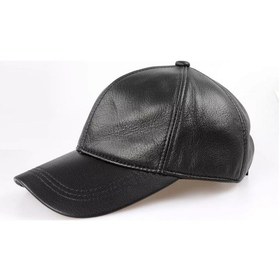 Resim Hakiki Deri Beyzbol Kep Şapka Unisex 