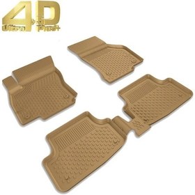 Resim Sahler Hyundai Tucson 2016-2020 Bej Renk 4.5d Araca Özel Paspas Seti 