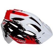 Resim Lazer Kask Oasız - Beyaz-kırmızı - M Beden 
