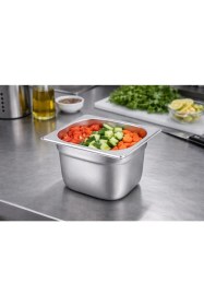 Resim Net Çelik Gastronom Küvet Gn 1/6-100 