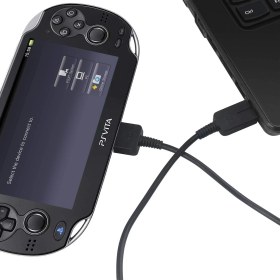 Resim DNR Bilişim Pspvıta Aktarım Güç Şarj Kablosu Sony Pspvıta USB 2.0 Veri ve Güç Kablosu 