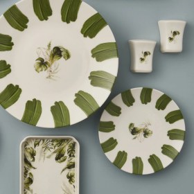 Resim Güral Porselen Camelia 30 Parça 6 Kişilik Bone Kahvaltı Takımı - 3000 