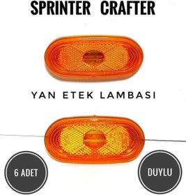 Resim SERKAY OTO Sprinter-crafter Uyumlu Yan Etek Lambası Duylu Ampulsüz 6 Adet 